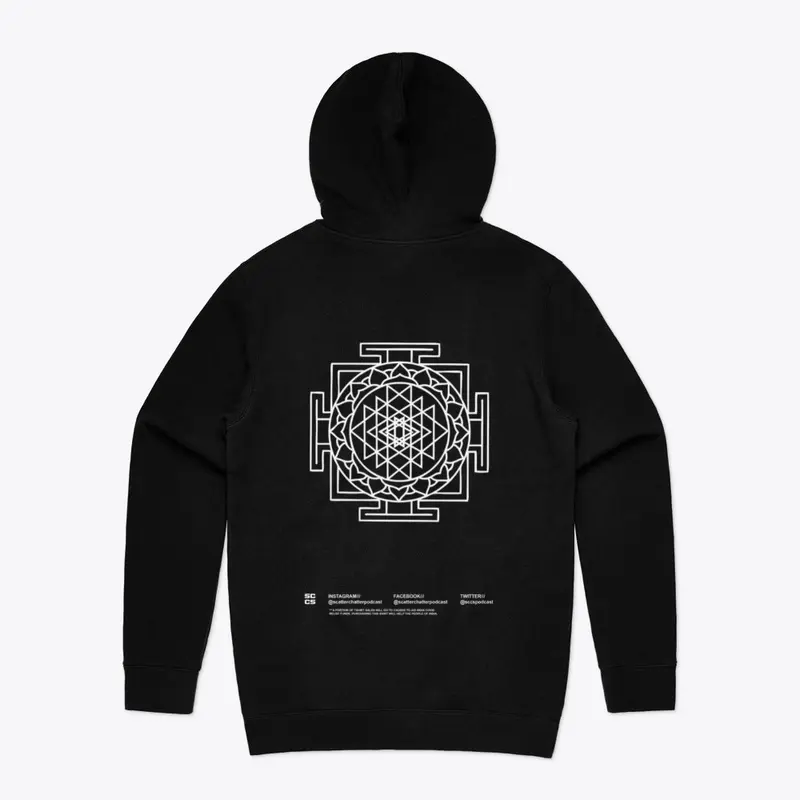 India Black Hoodie - Sri Yange